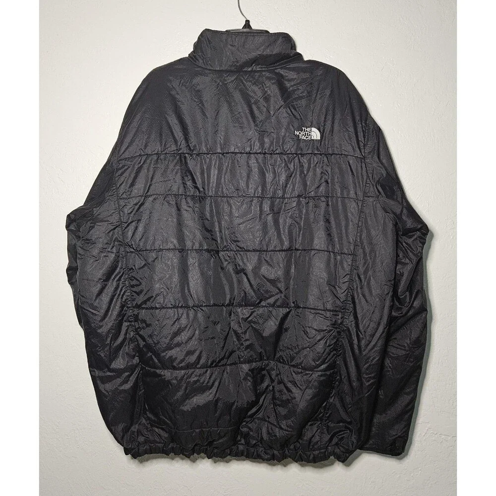 The North Face Black Light Weight Zip-Up Puffer Jacket Men's Size XXL